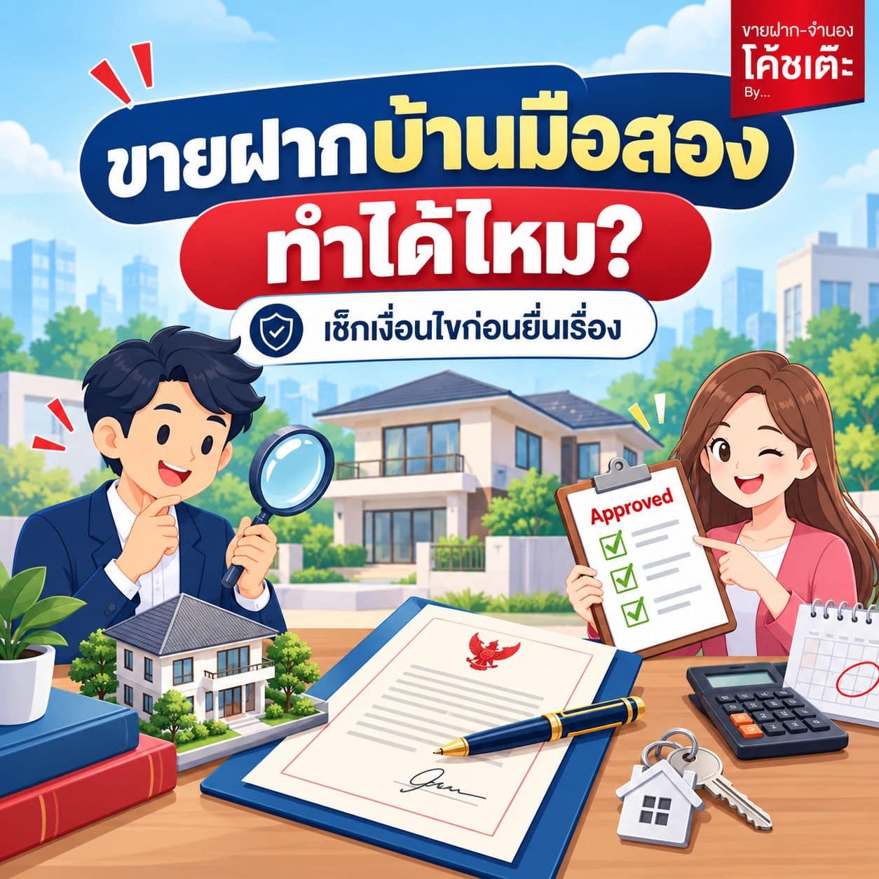 ขายฝากบ้านมือสองได้ไหม