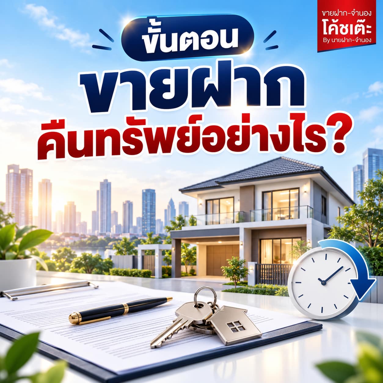 ขายฝากคืนทรัพย์อย่างไร