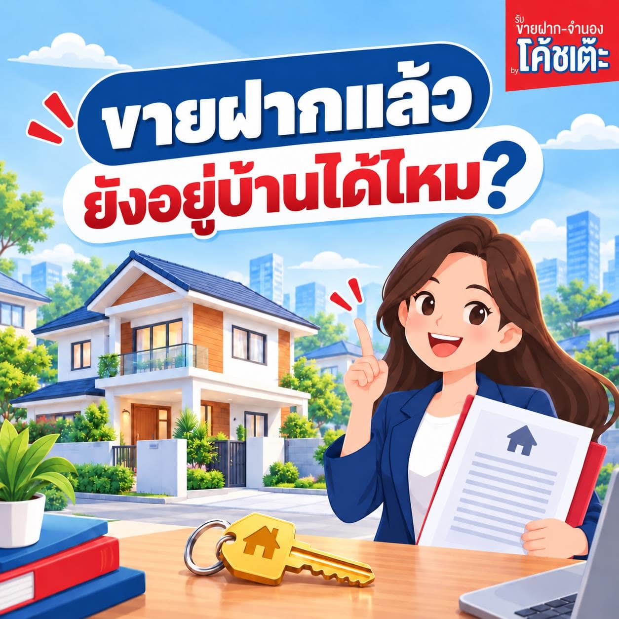 ขายฝากแล้ว ยังอยู่บ้านได้ไหม