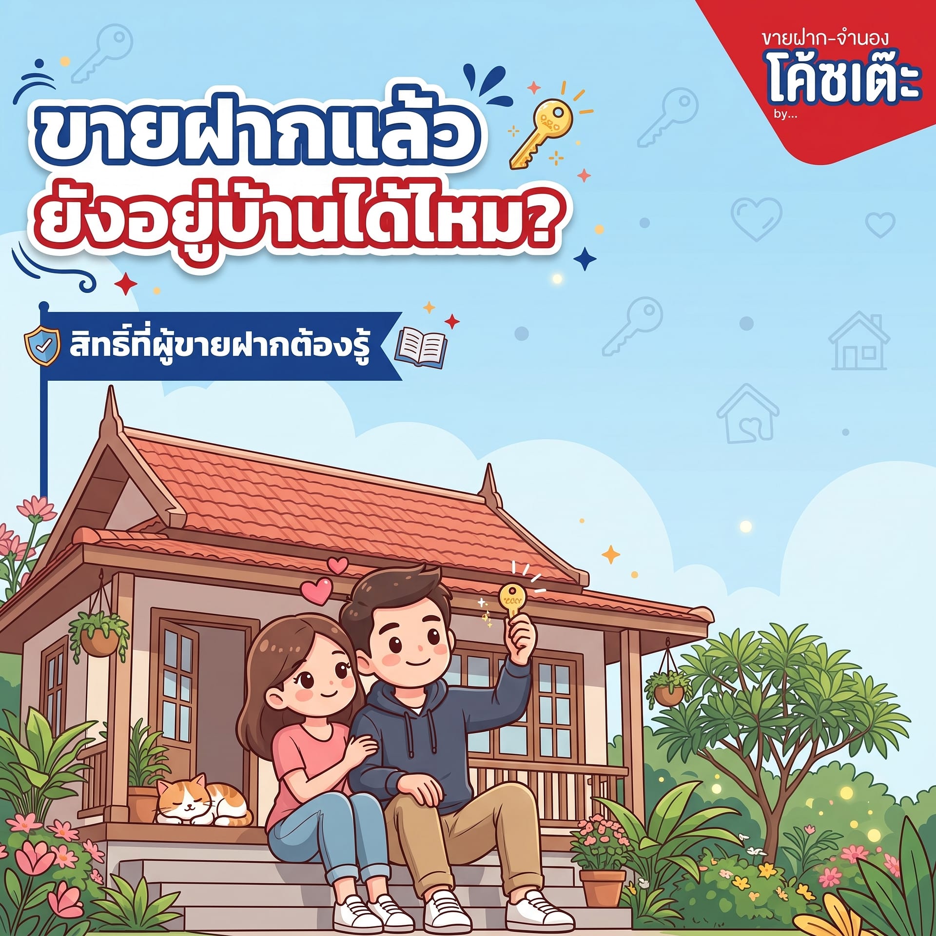 ขายฝากบ้านแล้วยังอยู่อาศัยได้ไหม? สิทธิ์ผู้ขายฝากที่ต้องรู้