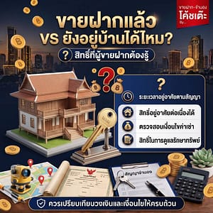 ขายฝากบ้านแล้วยังอยู่อาศัยได้ไหม? สิทธิ์ผู้ขายฝากที่ต้องรู้